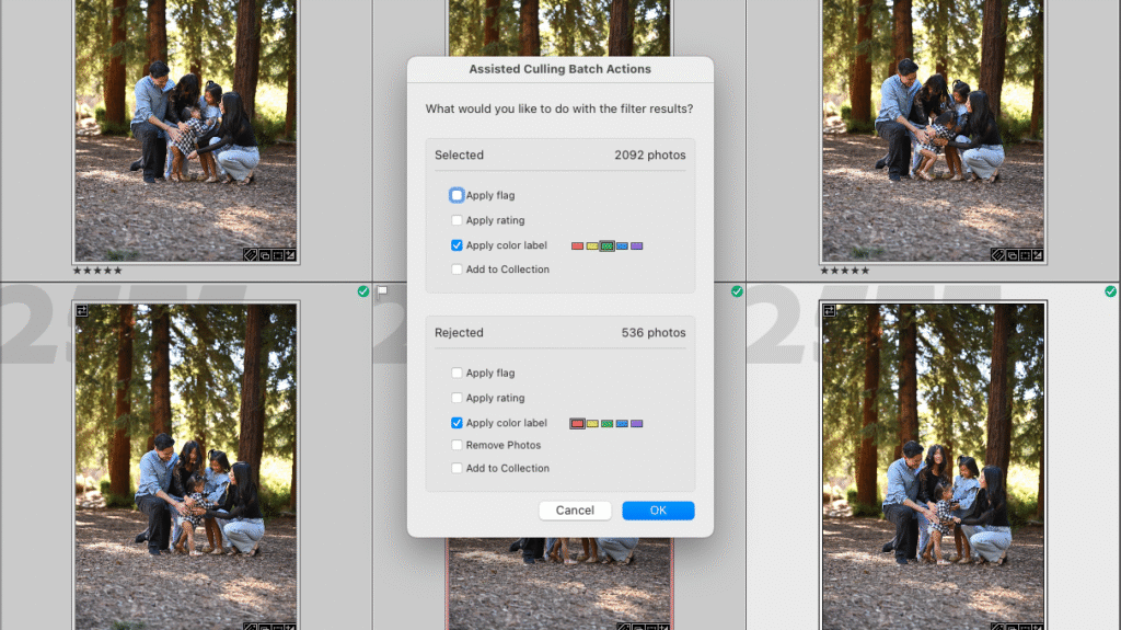 lightroom assisted culling