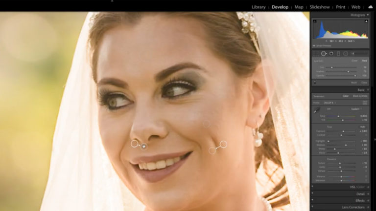 1 retouching in lightroom